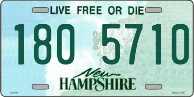NH license plate 1805710