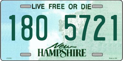 NH license plate 1805721