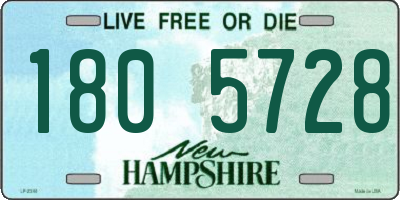 NH license plate 1805728