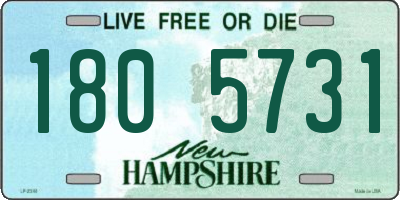 NH license plate 1805731