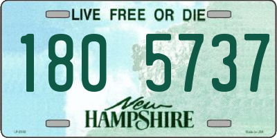 NH license plate 1805737