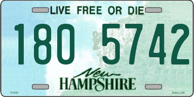 NH license plate 1805742