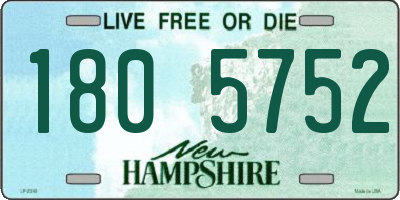 NH license plate 1805752