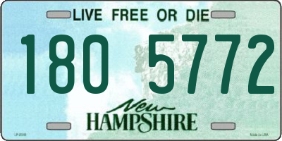 NH license plate 1805772
