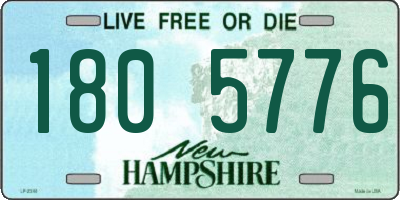 NH license plate 1805776