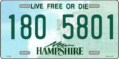 NH license plate 1805801