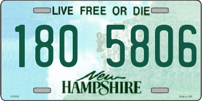 NH license plate 1805806