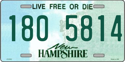 NH license plate 1805814