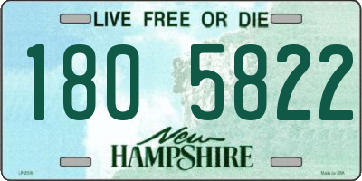 NH license plate 1805822