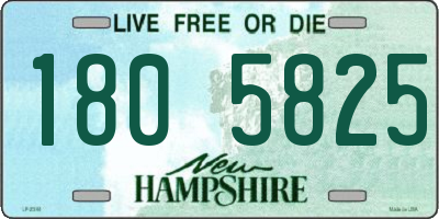 NH license plate 1805825