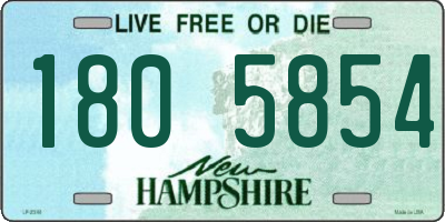 NH license plate 1805854