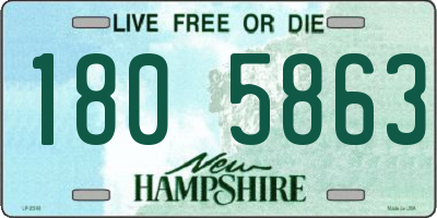 NH license plate 1805863