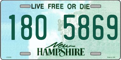 NH license plate 1805869