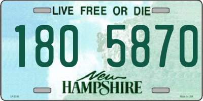 NH license plate 1805870