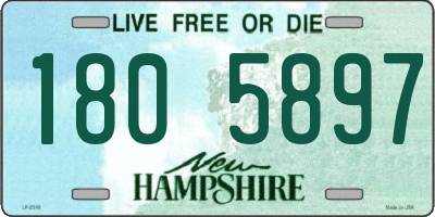 NH license plate 1805897