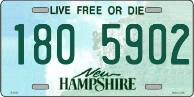 NH license plate 1805902