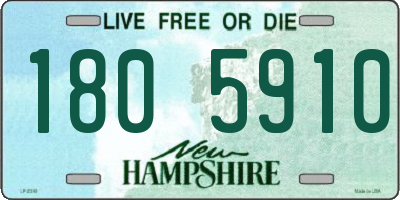NH license plate 1805910