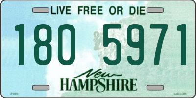 NH license plate 1805971