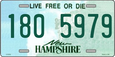 NH license plate 1805979