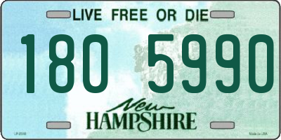 NH license plate 1805990
