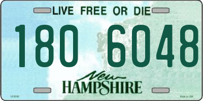 NH license plate 1806048