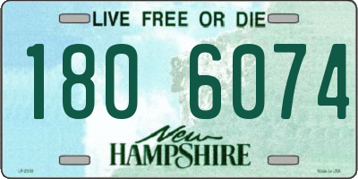 NH license plate 1806074