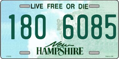 NH license plate 1806085