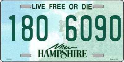 NH license plate 1806090