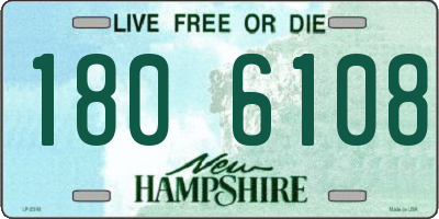 NH license plate 1806108