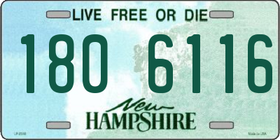NH license plate 1806116