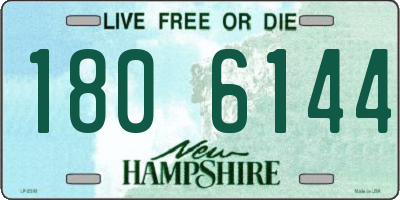 NH license plate 1806144