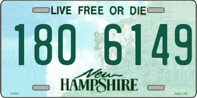 NH license plate 1806149