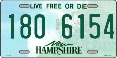 NH license plate 1806154