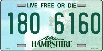 NH license plate 1806160