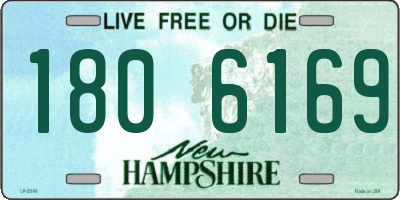 NH license plate 1806169
