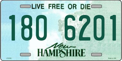 NH license plate 1806201