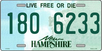 NH license plate 1806233