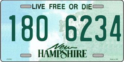 NH license plate 1806234