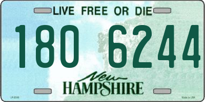 NH license plate 1806244
