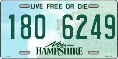 NH license plate 1806249