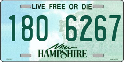 NH license plate 1806267