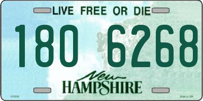 NH license plate 1806268
