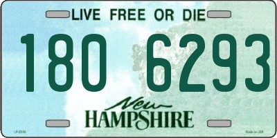 NH license plate 1806293