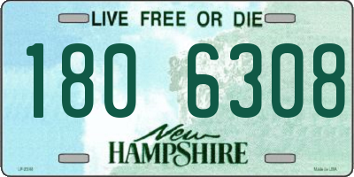 NH license plate 1806308