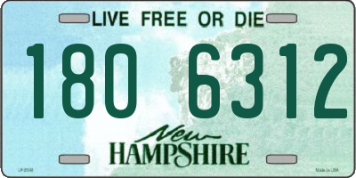 NH license plate 1806312