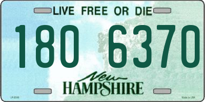 NH license plate 1806370