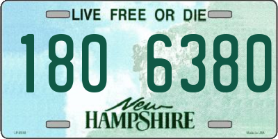 NH license plate 1806380