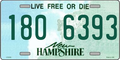 NH license plate 1806393
