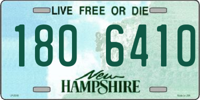 NH license plate 1806410