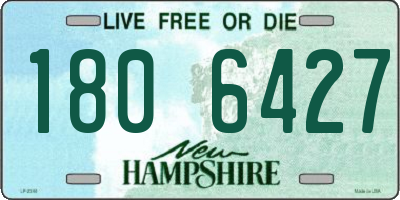 NH license plate 1806427